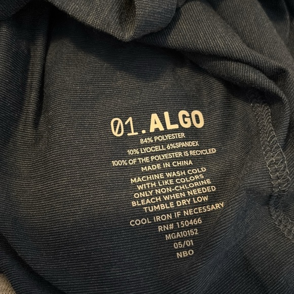 01. Algo men’s blue long sleeve button down shirt size large - Picture 8 of 8